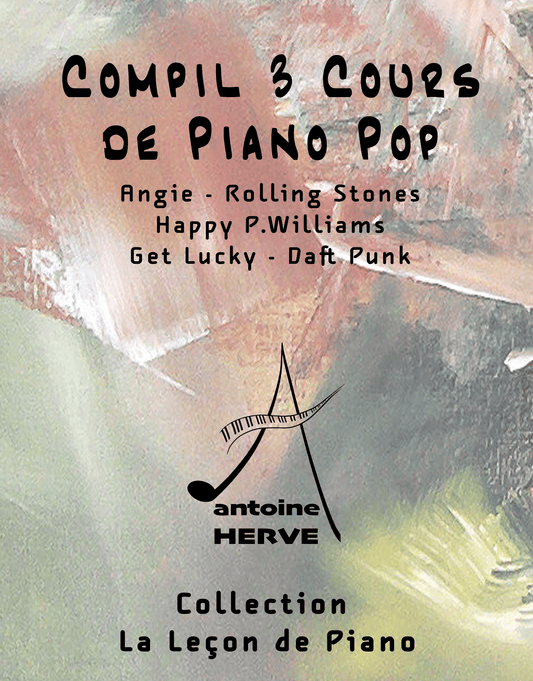 Compil 3 cours de piano pop