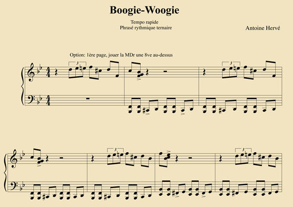 BOOGIE-WOOGIE - Cours de Piano par Antoine Hervé