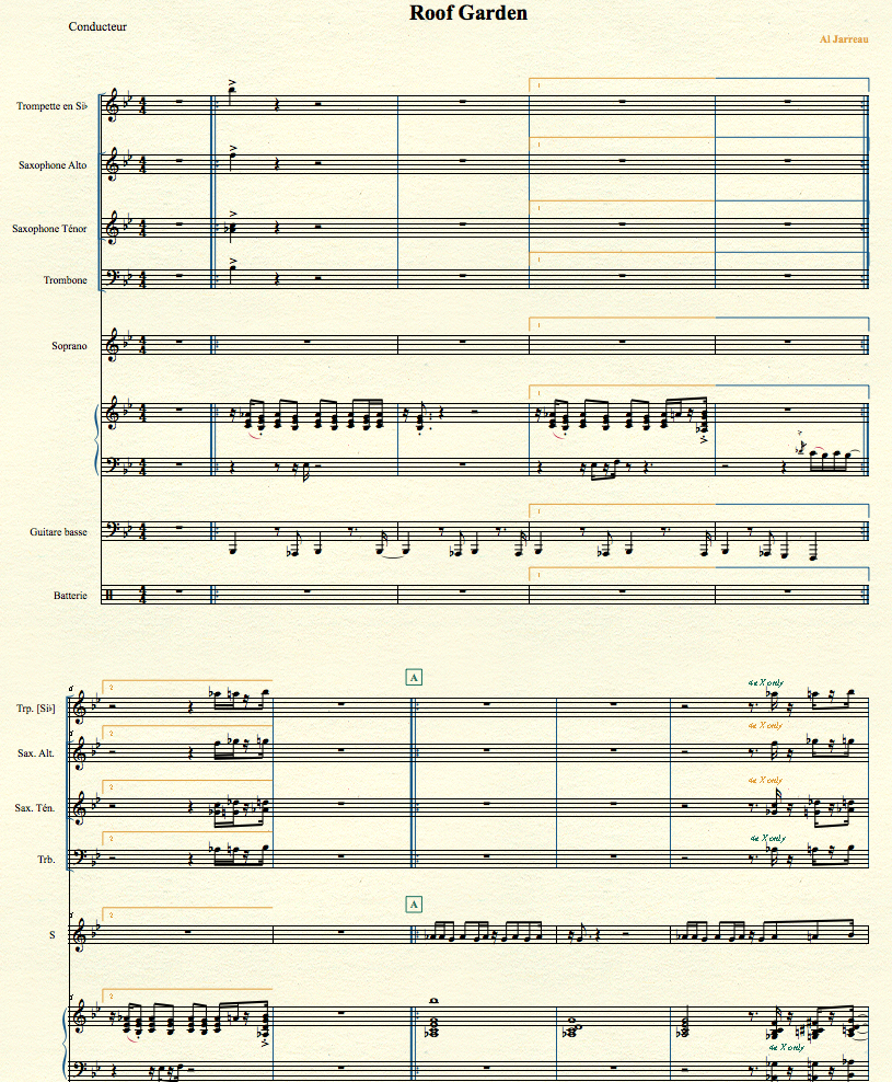 ROOF GARDEN - AL JARREAU - score + 8 parts-pdf|ROOF GARDEN - AL JARREAU - score + 8 parties-pdf