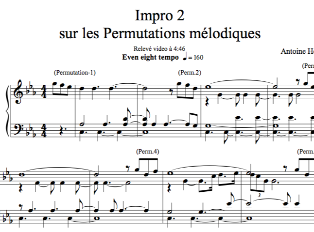 MELODIC TRAINING - CRÉER SA MELODIE - Cours de Piano par Antoine Hervé