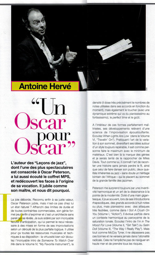 The Jazz Lesson : "OSCAR PETERSON, SWING AND VIRTUOSITY"|La Leçon de Jazz : "OSCAR PETERSON, LE SWING ET LA VIRTUOSITE"