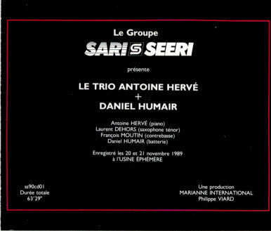 Antoine Hervé trio invite Daniel Humair (89)