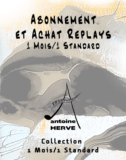 Abonnement et Achats Replays - 1 mois/1 standard