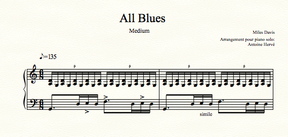 Cm BLUES - Piano Lesson by Antoine Herve|Cm BLUES - Cours de Piano par Antoine Hervé
