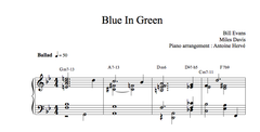 BLUE IN GREEN - Jazz Piano lesson|BLUE IN GREEN - cours de piano jazz
