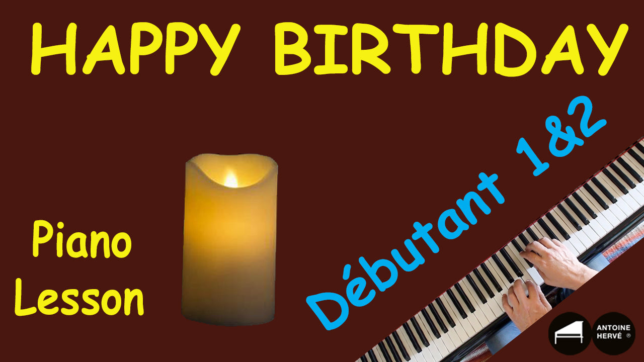 Happy Birthday Gospel Cours de Piano Débutant