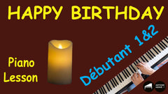 Happy Birthday Gospel Beginner Piano Lesson|Happy Birthday Gospel Cours de Piano Débutant