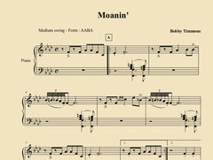 MOANIN' - Piano Lesson by Antoine Herve|MOANIN' - Cours de Piano par Antoine Hervé