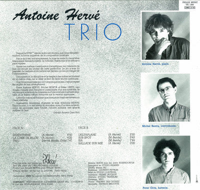 Antoine Hervé Trio first album in 84