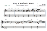 WHAT A WONDERFUL WORLD - Piano Lesson by Antoine Herve|WHAT A WONDERFUL WORLD - Cours de Piano par Antoine Hervé