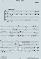 BLACK TRAQUE - for string quartet - Sheetmusic in PDF|BLACK TRAQUE pour quatuor à cordes. Partition en PDF