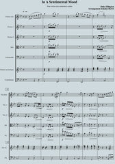 IN A SENTIMENTAL MOOD - de Duke Ellington - partition pour ensemble de cordes - arrangement pédagogique d'Antoine Hervé